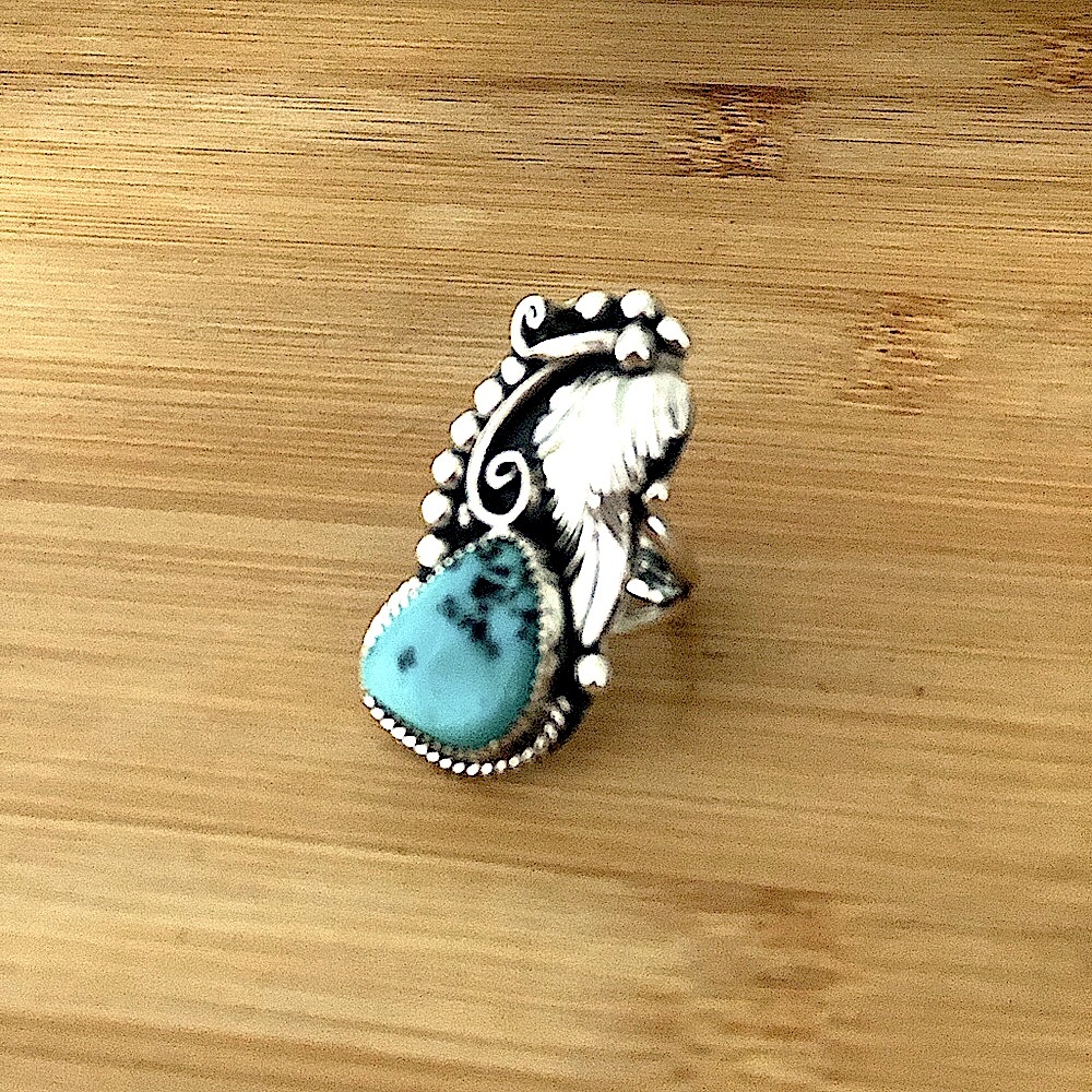 $162   Signed Vintage Navajo Estate Ring By Silver Ray  Marked S. Ray STERLING - Picture 5 of 8